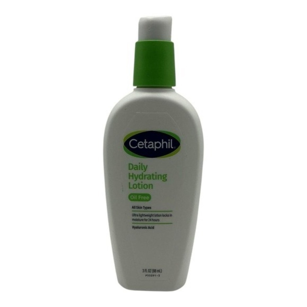Cetaphil Daily Hydrating Lotion 3oz - Oil Free Moisturizer with Hyaluronic Acid